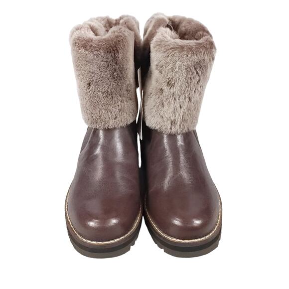 Bussola Faux Fur Boots Slouchy Wool Lined - Picture 7 of 16